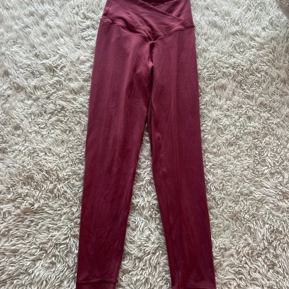 Aerie Offline Mauve Crossover Leggings - Picture 2 of 6